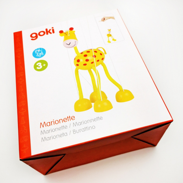 Дидактическая игрушка: марионетка жираф