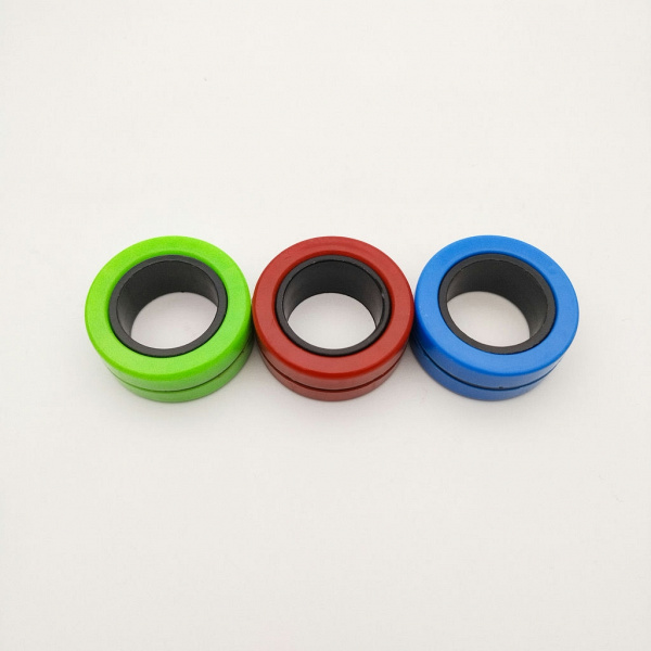 Сенсорная игрушка - фиджет магнитные кольца спиннеры (3 шт.)