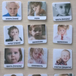 Визуальное пособие "Эмоции" для развития эмоционального интеллекта с карточками на липучках