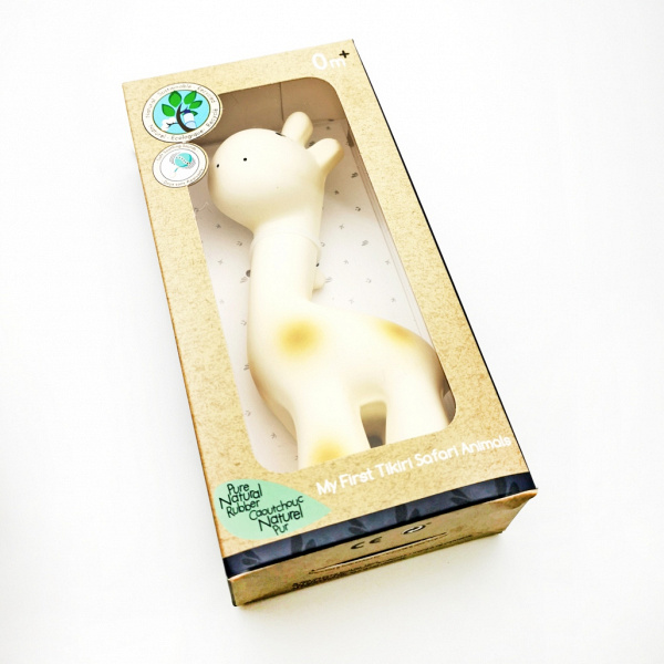 Игрушка для младенцев из натурального каучука Жираф