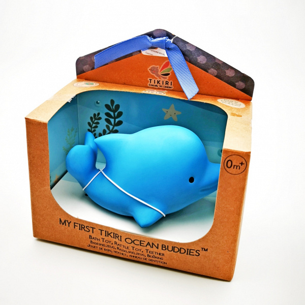 Игрушка для младенцев из натурального каучука Дельфин